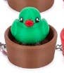 DUCK IN A BASKET FIDGET CLICKER KEYCHAIN BAG CHARM
