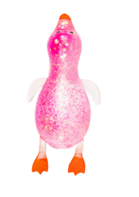 SMALL GLITTER DUCK SUGAR SQUISHY