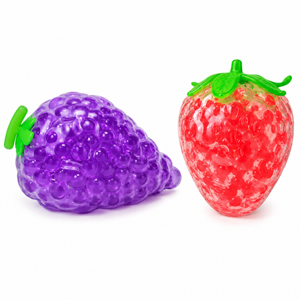 JELLY BEAD FRUIT SQUISHY (STRAWBERRY & GRAPES) FRUIT