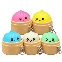 DUMPLING FIDGET CLICKER KEYCHAIN BAG CHARM