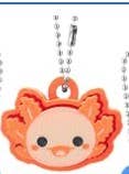 AXOLOTL FIDGET CLICKER KEYCHAIN BAG CHARM