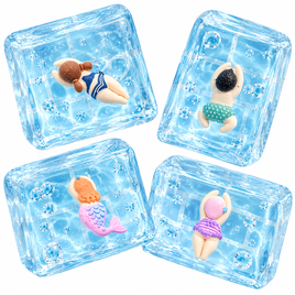 SWIMMING POOL WITH SWIMMER SQUISHY