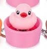 DUCK IN A BASKET FIDGET CLICKER KEYCHAIN BAG CHARM