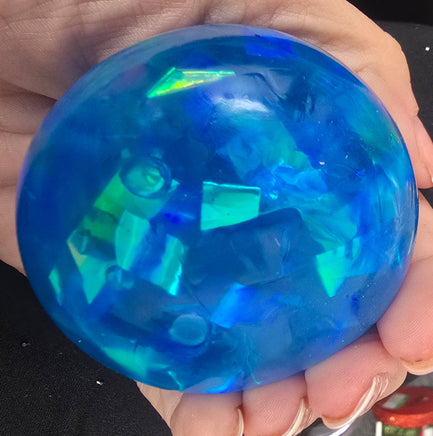 SUPER SPARKLY TINSEL BALL SQUISHY