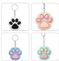 LARGE PAW PRINT FIDGET CLICKER