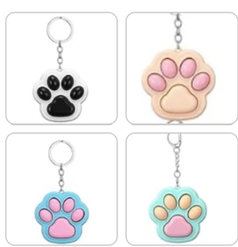 LARGE PAW PRINT FIDGET CLICKER