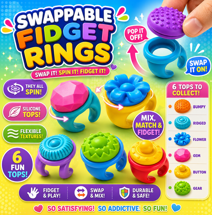 SWAPPABLE FIDGET RINGS