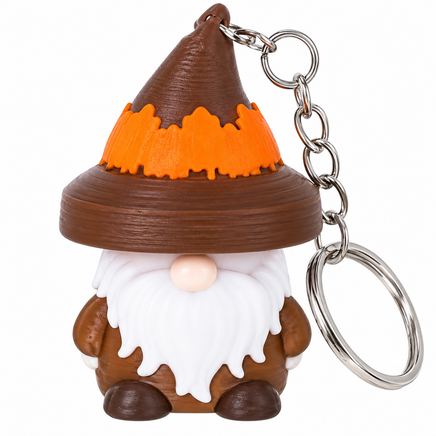 FALL GNOME FIDGET CLICKER KEYCHAIN