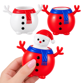 SNOWMAN POP UP SQUISHY FIDGET