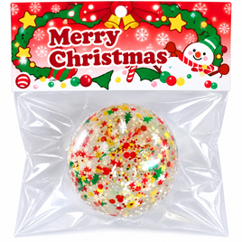 CHRISTMAS TREE CONFETTI SUGAR SQUISHY BALL