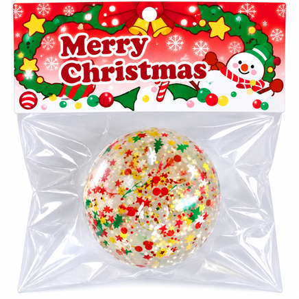 CHRISTMAS TREE CONFETTI SUGAR SQUISHY BALL