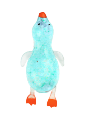 SMALL GLITTER DUCK SUGAR SQUISHY