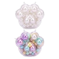 ASMR PAW SQUISHY WITH PEARLESCENT BEADS