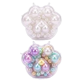 ASMR PAW SQUISHY WITH PEARLESCENT BEADS