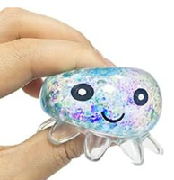SMALL GLITTER OCTOPUS SQUISHY