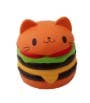 KAWAII CAT HAMBURGER SLOW RISE FOAM SQUISHY