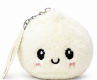 SOFT PLUSH DUMPLING KEYCHAIN/BAG CHARM
