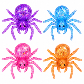GLITTER SUGAR SPIDER SQUISHY