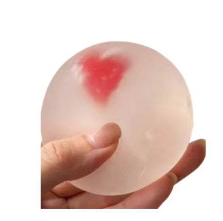 STRAWBERRY GLAZE SQUISHY BALL