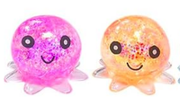 SMALL GLITTER OCTOPUS SQUISHY