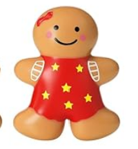 GINGERBREAD BOY & GIRL SQUISHY SET (CHRISTMAS/HOLIDAY)