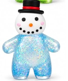 LITTLE SPARKLY CHRISTMAS CHARACTER SQUISHY