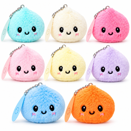 SOFT PLUSH DUMPLING KEYCHAIN/BAG CHARM