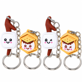SILLY SMORES CLICKER FIDGET KEYCHAIN