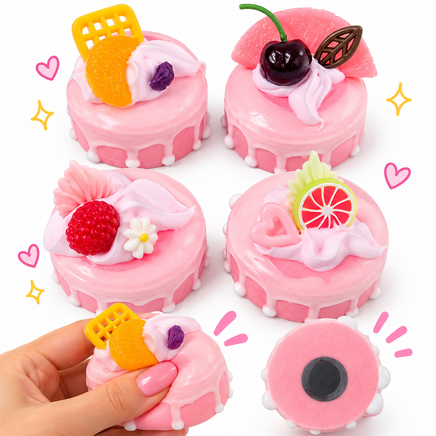 PINK DESSERTS SLOW RISE FOAM SQUISHY MAGNET