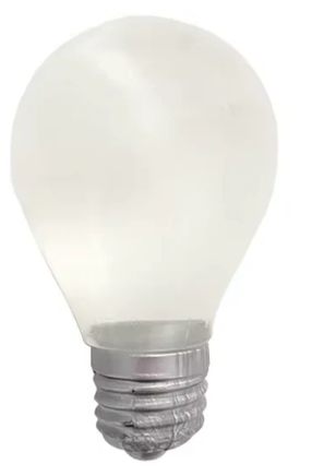 GLOW IN THE DARK LIGHT BULB SQUISHY