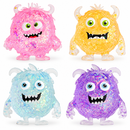 GLOW IN THE DARK GLITTER MONSTER SQUISHIES