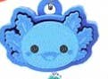 AXOLOTL FIDGET CLICKER KEYCHAIN BAG CHARM