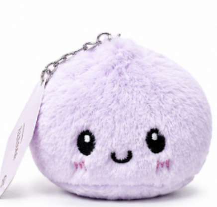 SOFT PLUSH DUMPLING KEYCHAIN/BAG CHARM