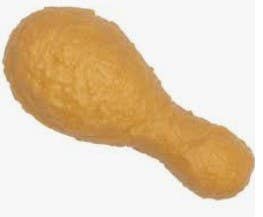 SMALL FRIED DRUMSTICK SQUISHY (5 IN)