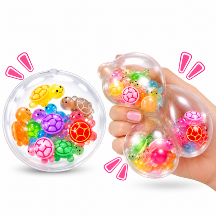 ASMR COLORFUL TURTLES SQUISHY BALL