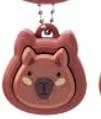 CUTE CAPYBARA FIDGET CLICKER KEYCHAIN BAG CHARM