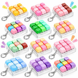 3X3 KEYBOARD FIGET CLICKER KEYCHAIN