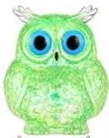 SPARKLY OWL SQUISHY