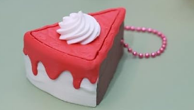 DESSERT FIDGET CLICKER CHARM CAKE