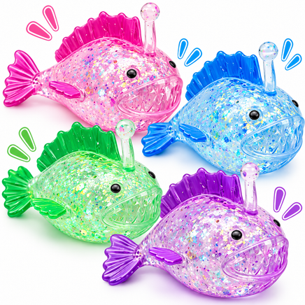 ANGLER FISH GLITTER SUGAR SQUISHY