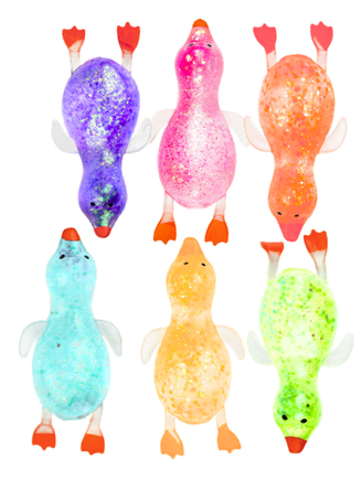 SMALL GLITTER DUCK SUGAR SQUISHY