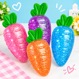6" GLITTER CARROT SUGAR SQUISHY