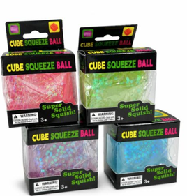 BIG GLITTER CUBE SQUISHY