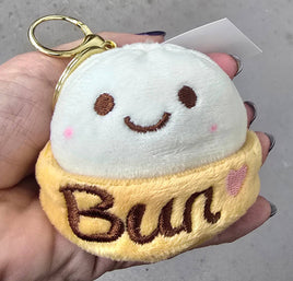 PLUSH DUMPLING BUN KEYCHAIN/BAG CHARM